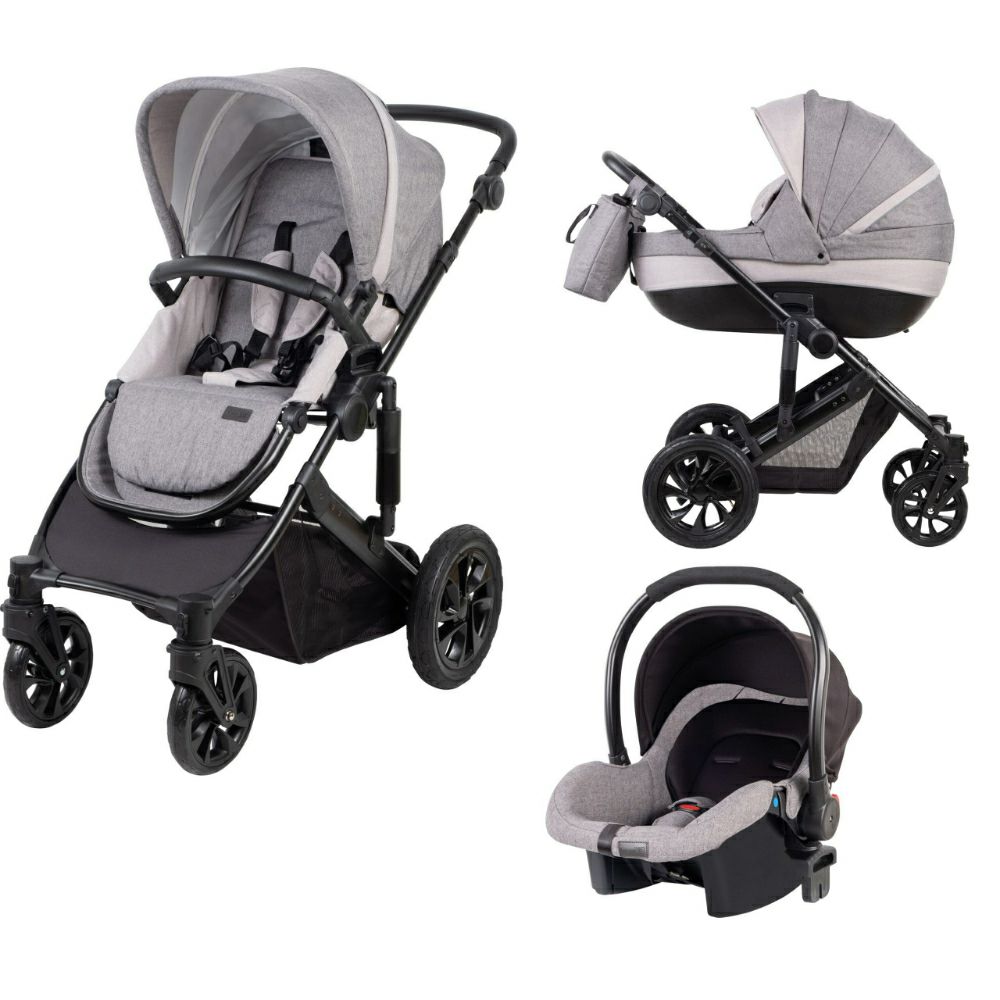 Free On Количка 3 во 1 сива Travel system 3 in 1 Comfort