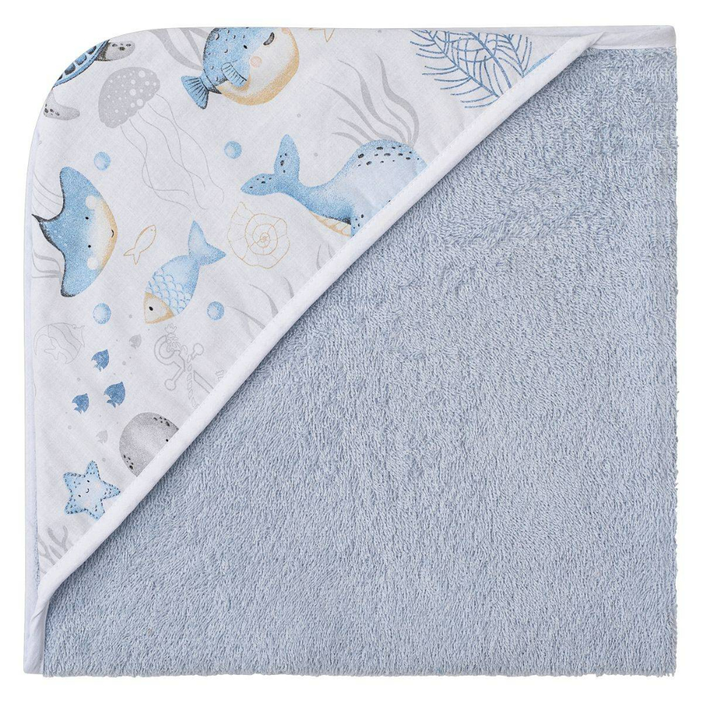 FreeON Бањарка со капа Морски свет 100 x 100 см