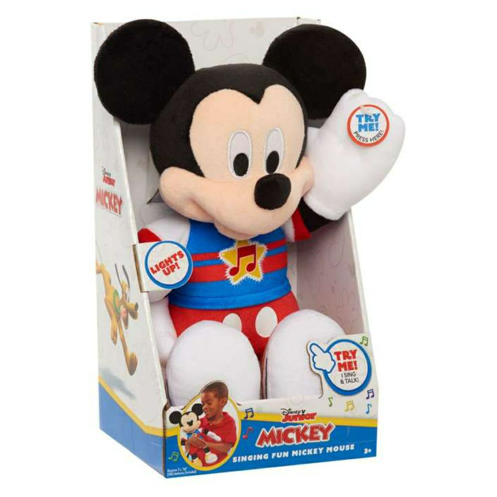 Just Play Плишана играчка Mickey Mouse singing fun