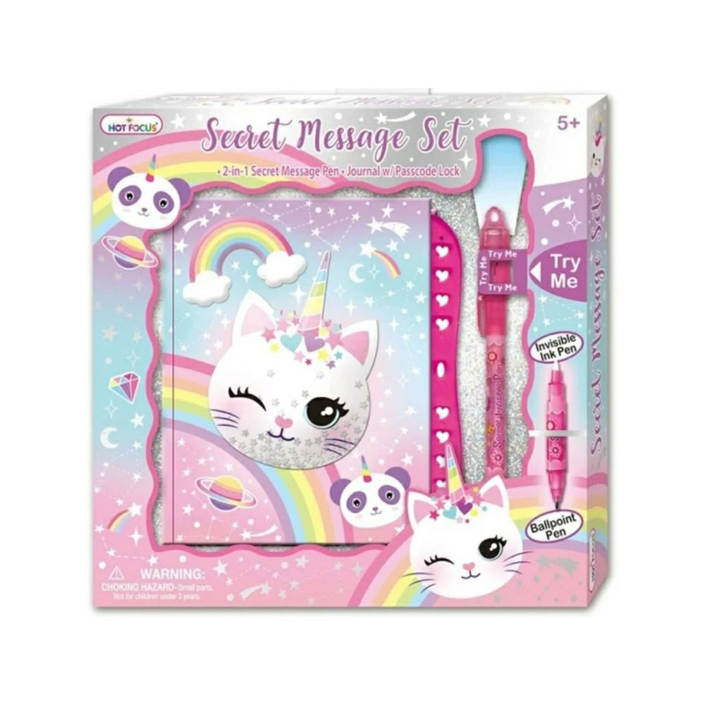 Hot Focus Дневник со пенкало маче