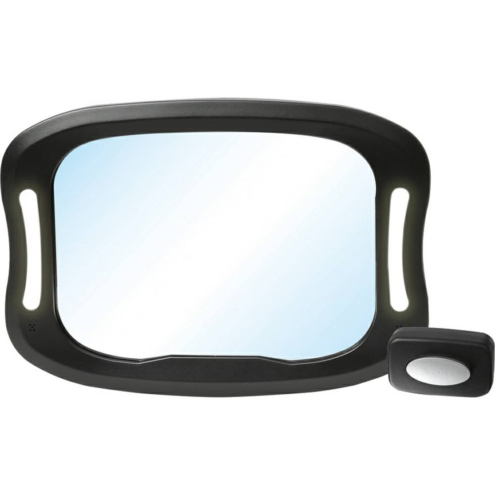 FreeON Огледало за автомобил со LED светло black