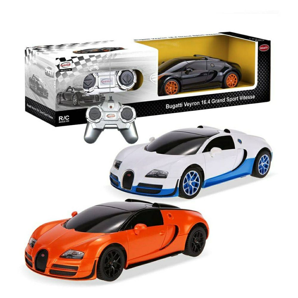 Rastar автомобил на далечинско 1:24 Bugatti Grand Sport Vitesse sort.