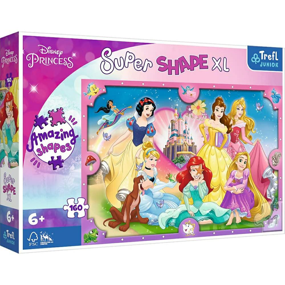 Trefl Disney Princess Сложувалка 160 XL Розевиот свет на принцезите