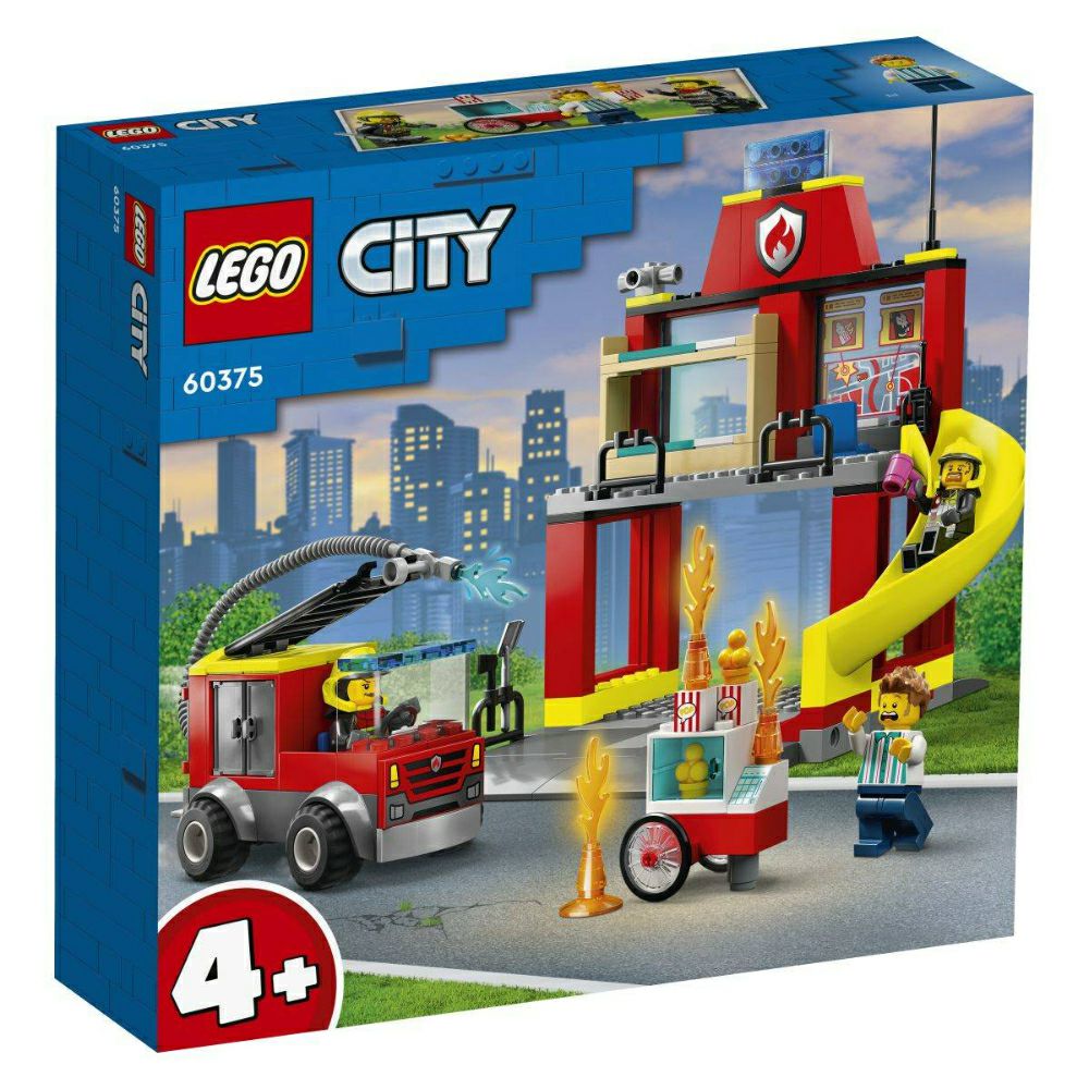 Lego City Противпожарна станица и возило