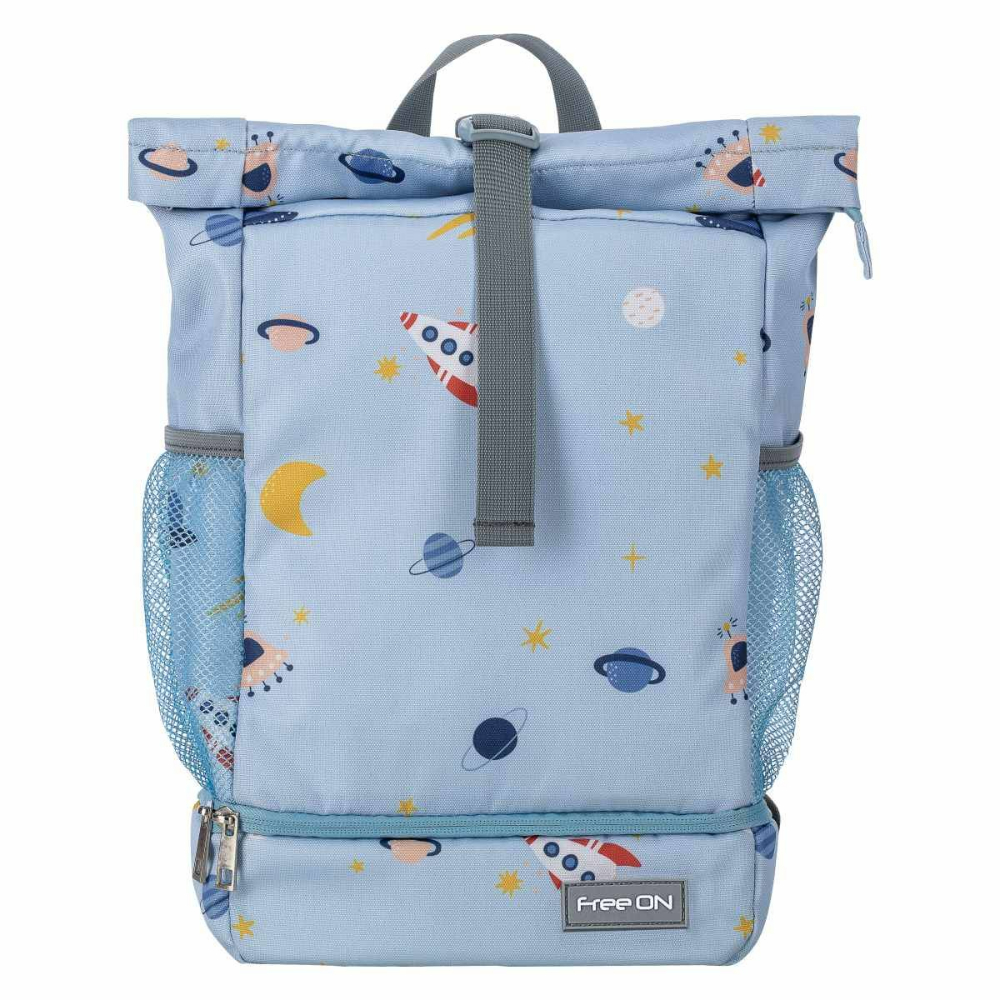Free ON Ранец за во градинка Junior adventure blue