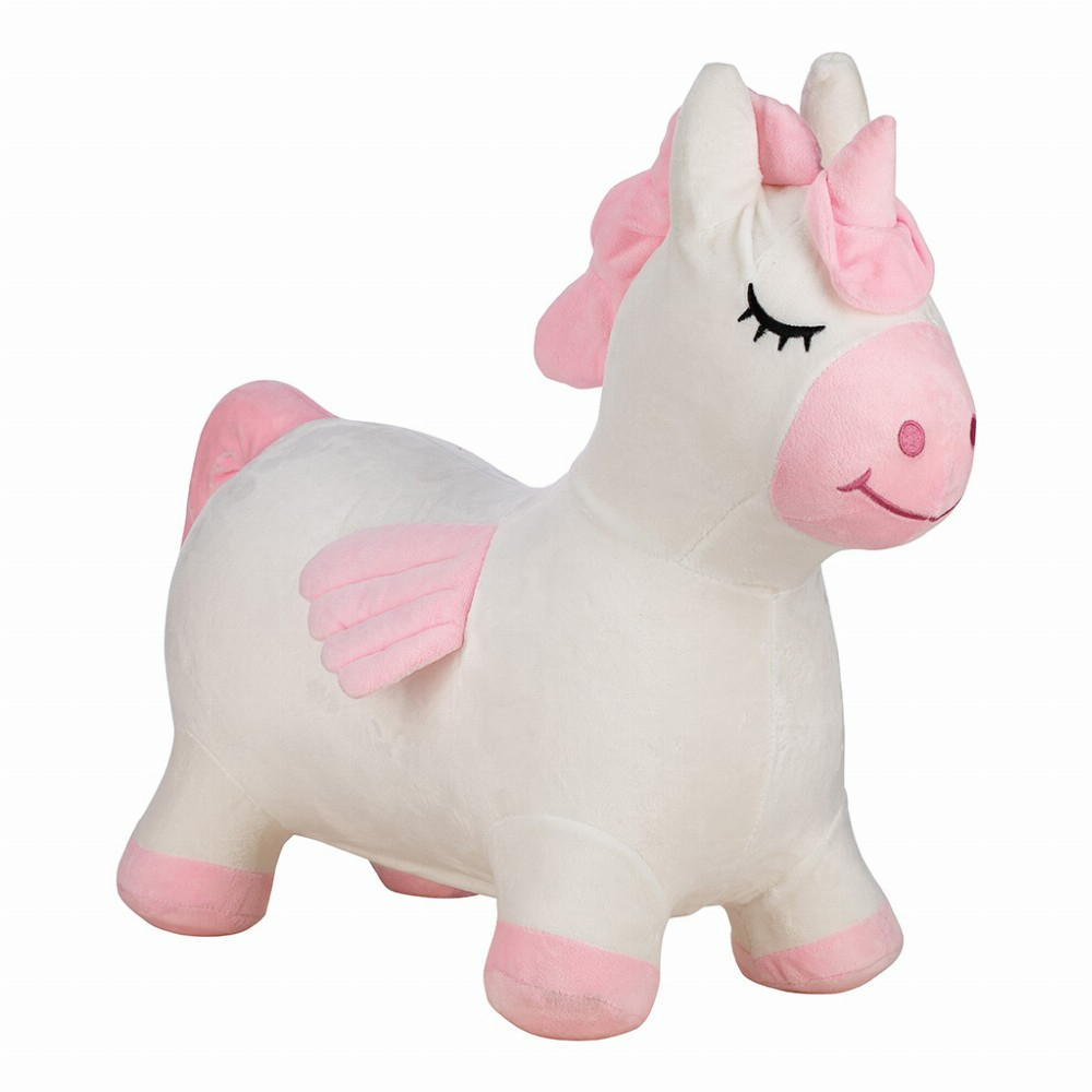 Free 2 Play Еднорог за скокање со плишана навлака