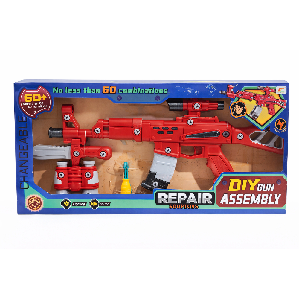 DIY Детска пушка за составување