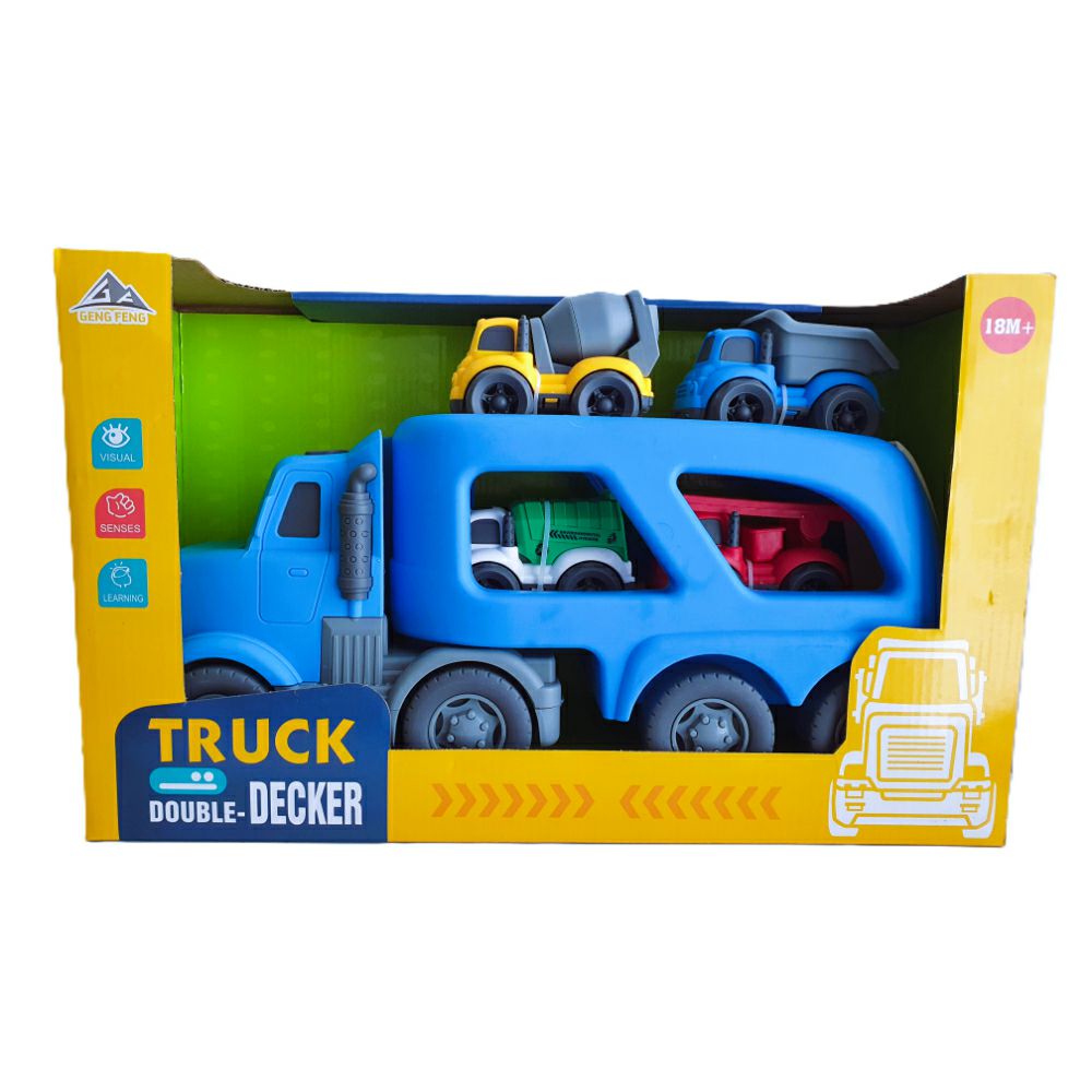 Truck Decker Камион со приколка и количка