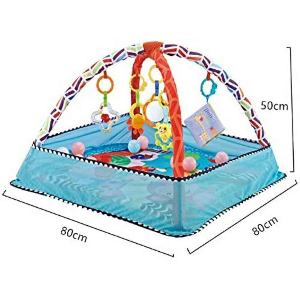 Подлога за играње со 5 додатоци и 20 топки 