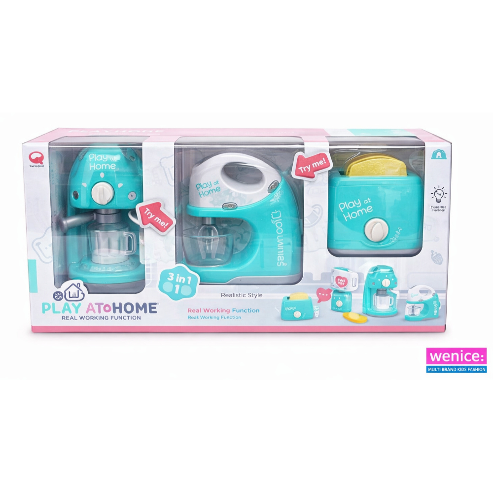 Сет кујна со 3 апарати за домаќинство 