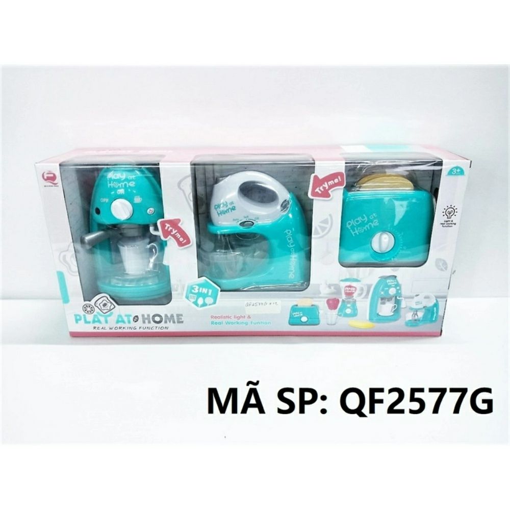 Сет кујна со 3 апарати за домаќинство 