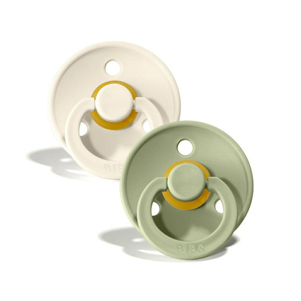 BIBS Цуцли 2 парчиња Size 2, Ivory/Sage