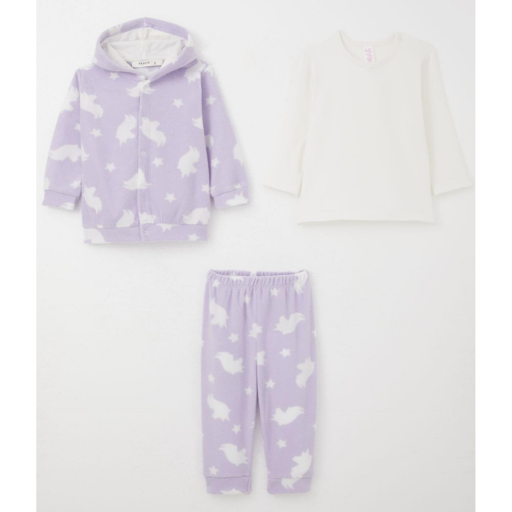 Сет за новороденче од 3 парчиња Дуксер, Блуза, Панталони