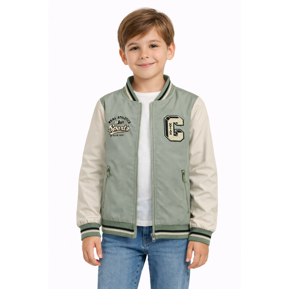 Јакна колеџ со две лица 4/12