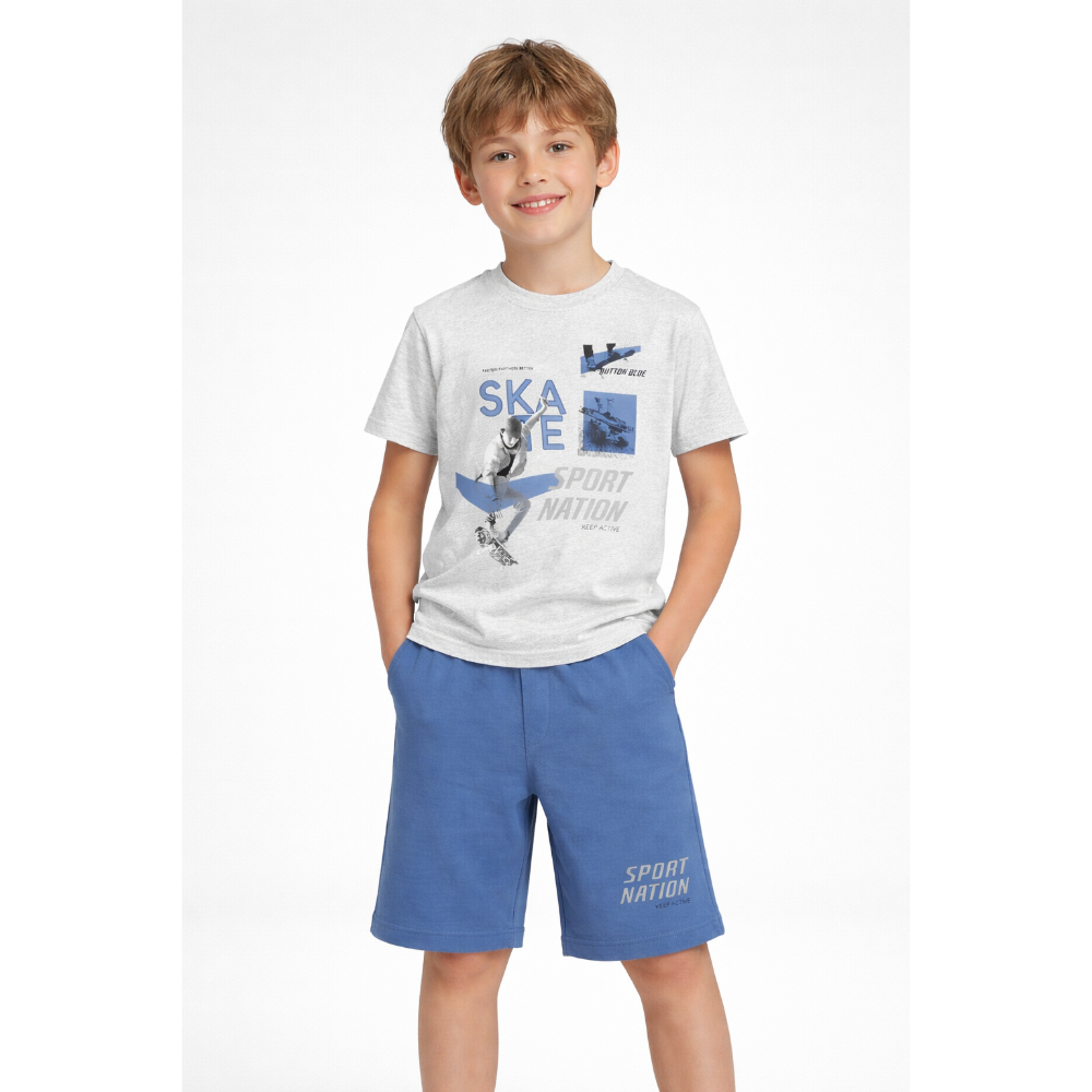 Комплет Маица и Бермуди 128/164