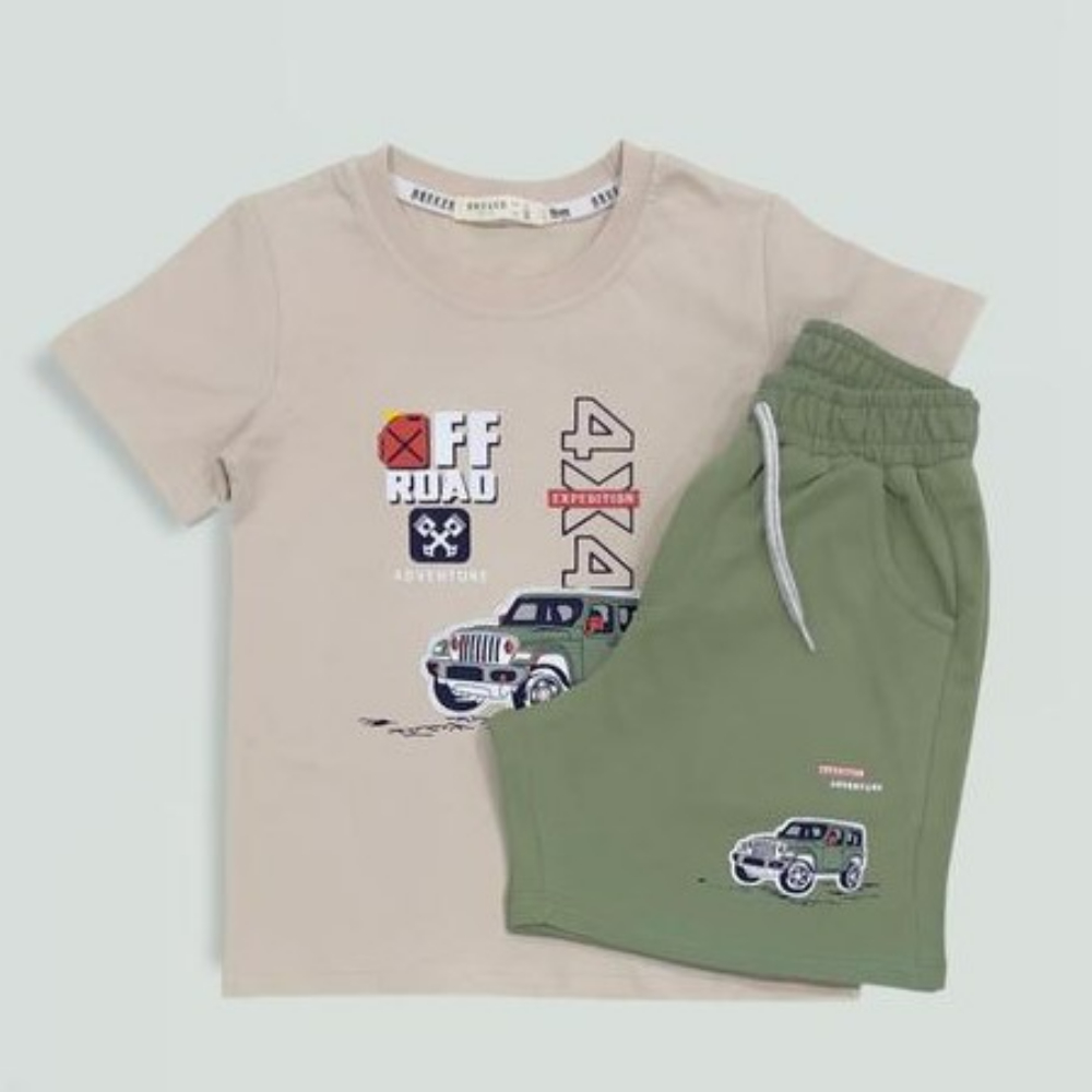 Комплет Маица и Бермуди 98/128