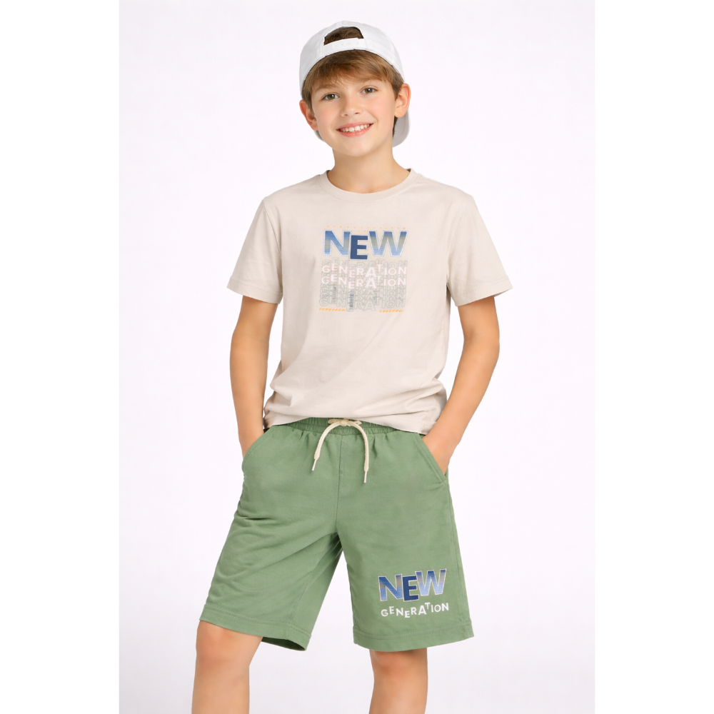 Комплет Маица и Бермуди 128/164