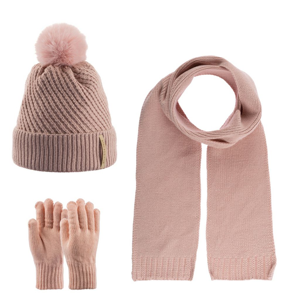 Комплет капа шал и ракавици 9-15 години