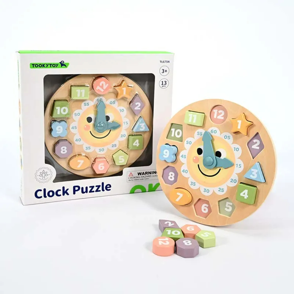 Tooky toy Дрвен часовник