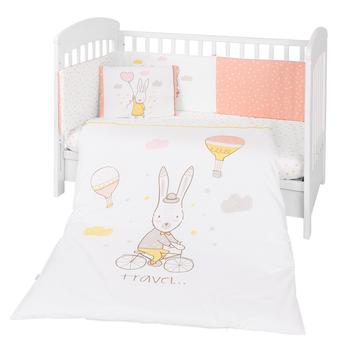 Сет постелнина од 3 дела RABBITS IN LOVE