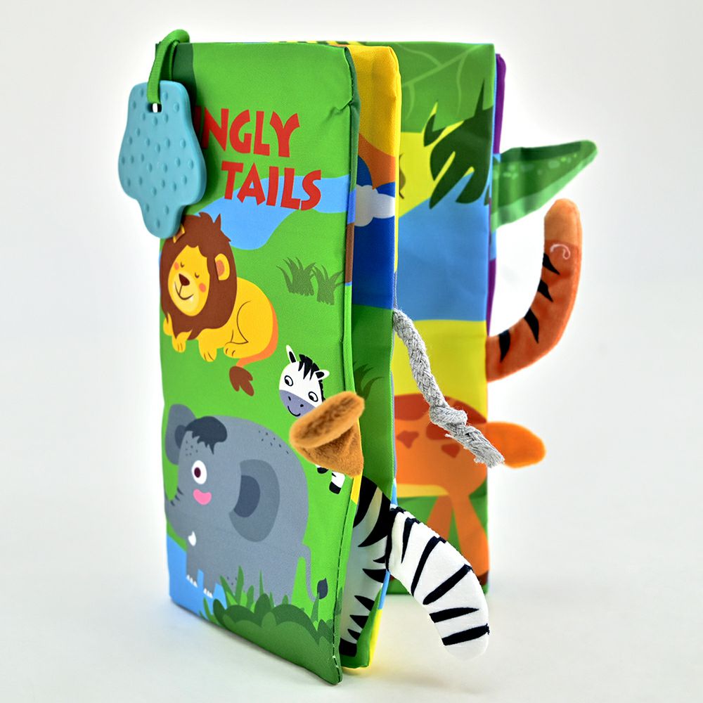 Едукативна книга со глодалка Jungly Tails