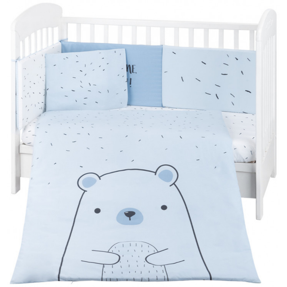 Постелнина од 6 дела Bear with me Kikka Boo (6 парчиња)