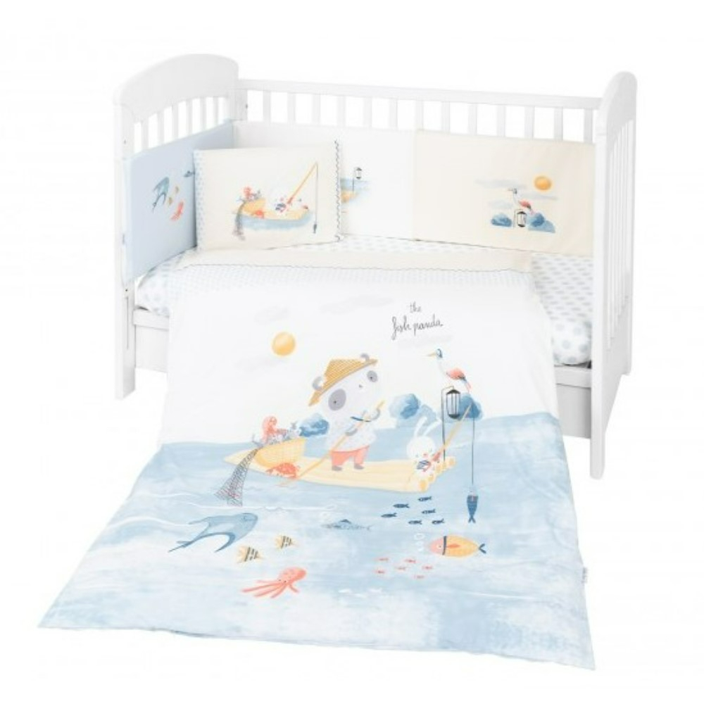 Постелнина од 6 парчиња 70 x 140 см The Fish Panda