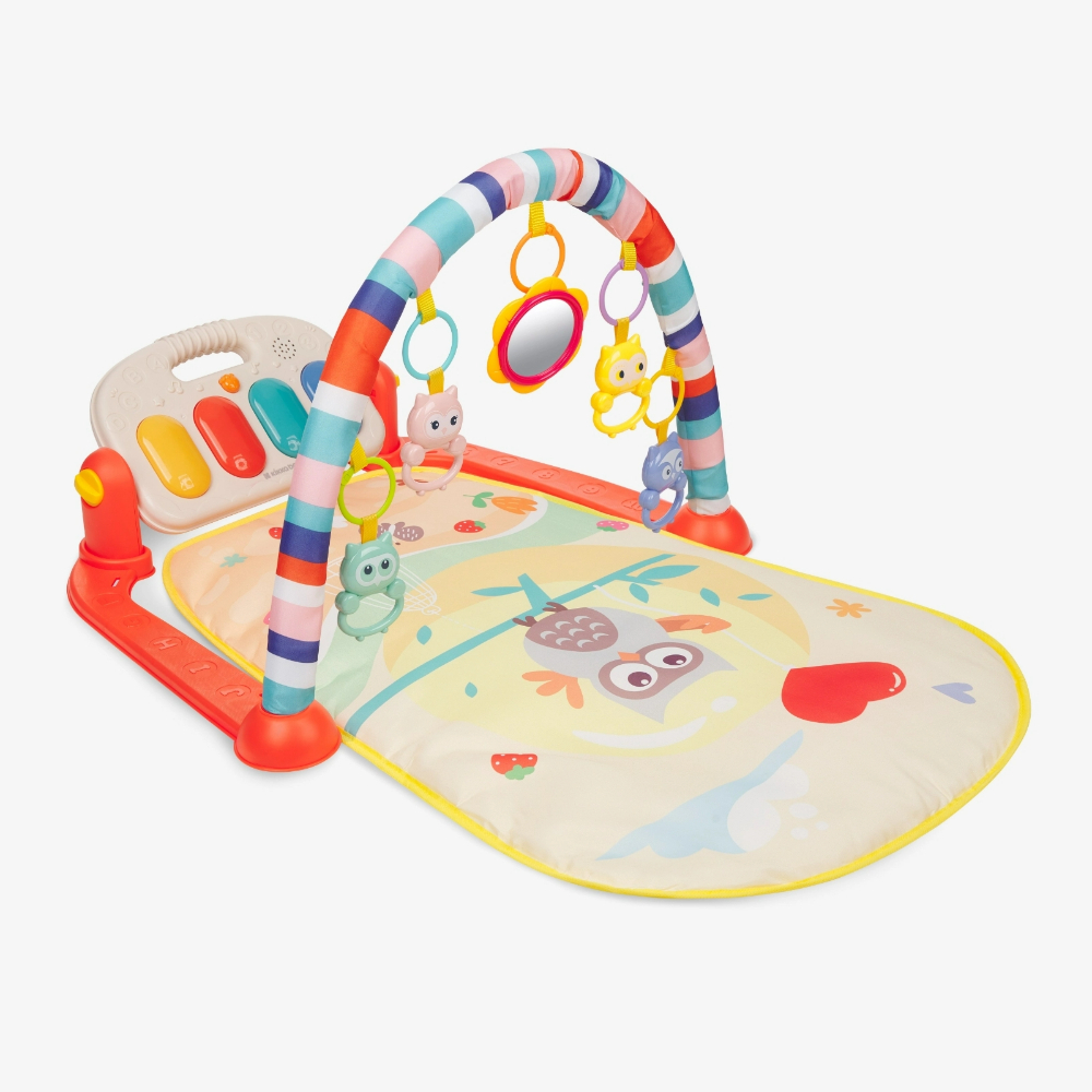 Подлога за гимнастика со Пијано Happy owl Kikka boo 