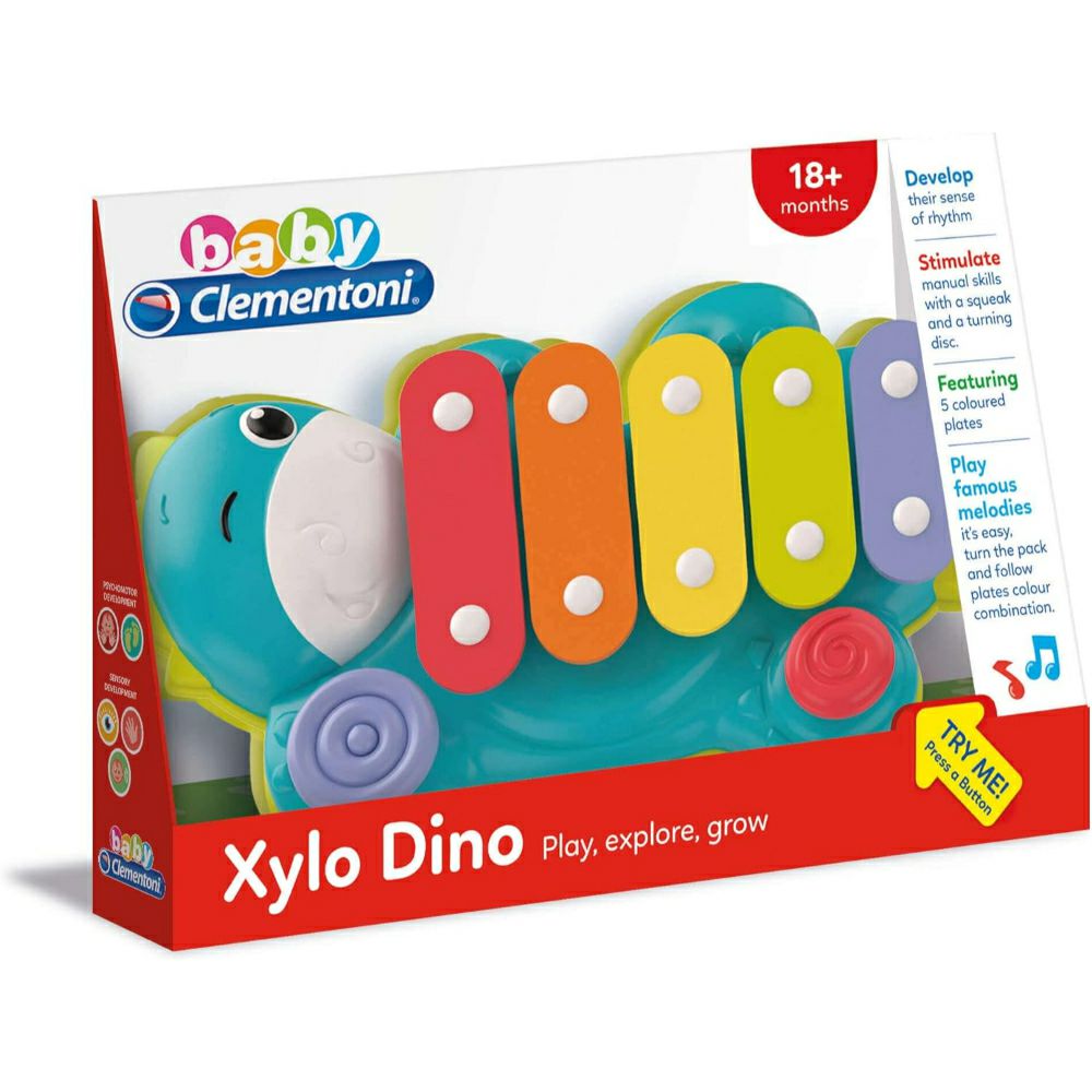 Clementoni baby Интерактивна играчка Xylo Dino