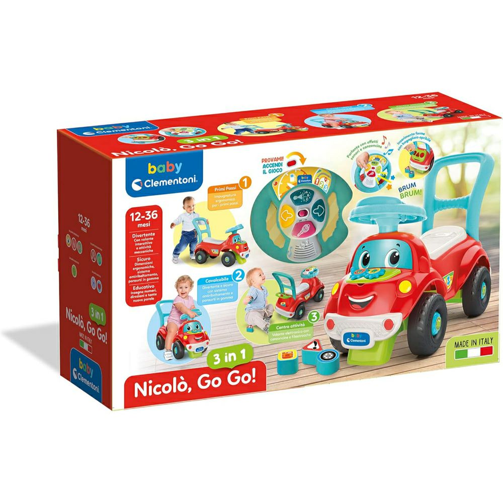 Clementony Baby NICOLO, GO GO 3 IN 1 Проодувалка