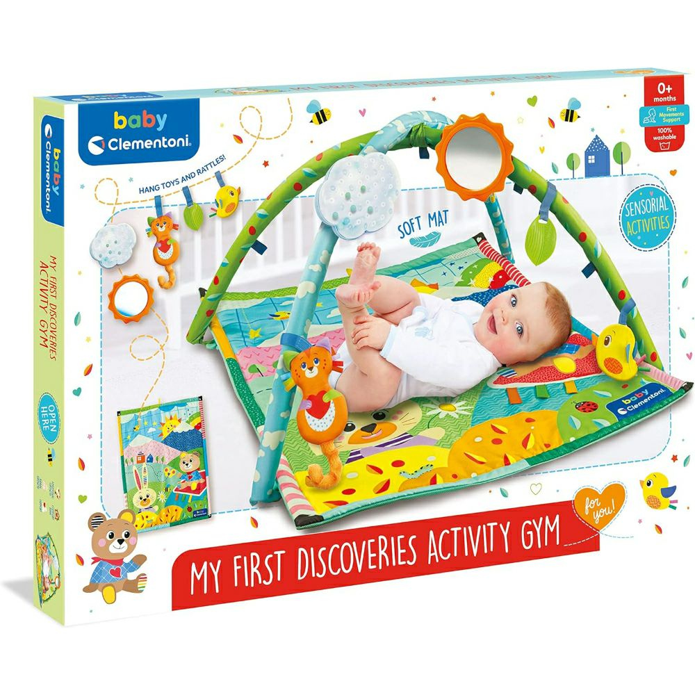 Clementoni Baby Подлога за бебе со играчки