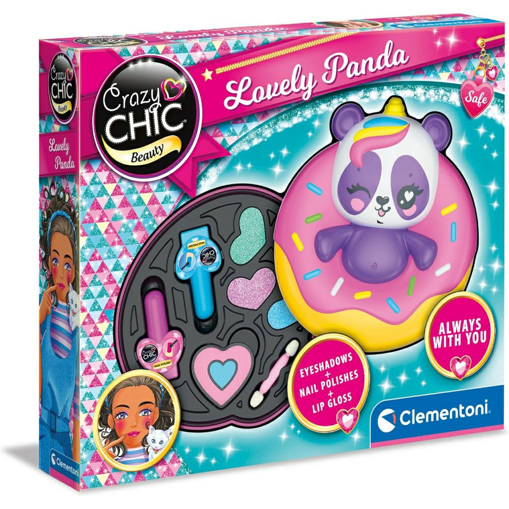 Clementoni Crazy Chic Lovely panda Сет со шминки