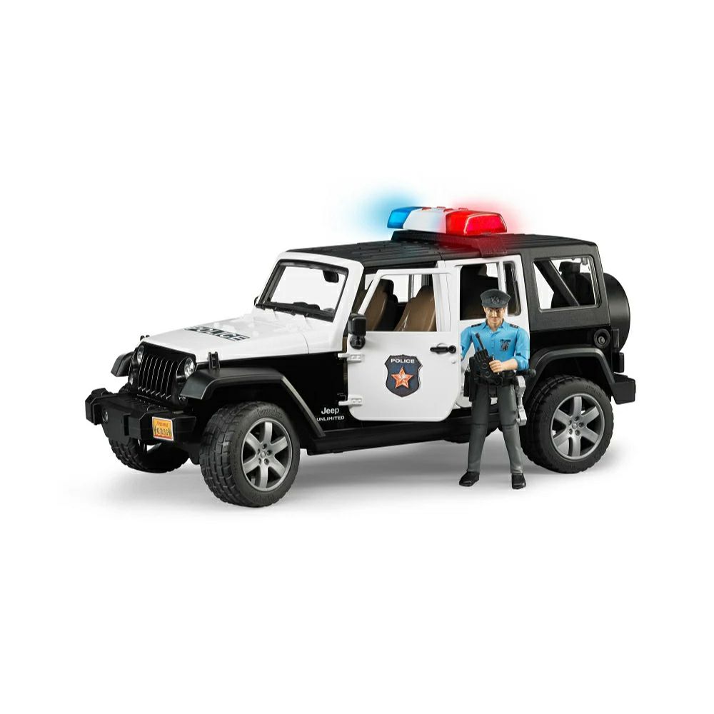 Bruder Jeep Полициско возило со фигура