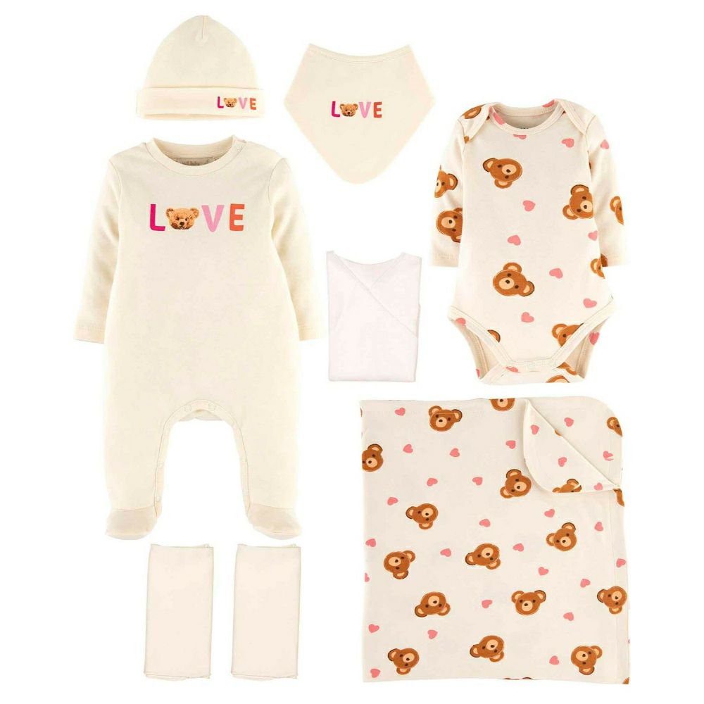 Сет за новороденче од 8 осум парчиња