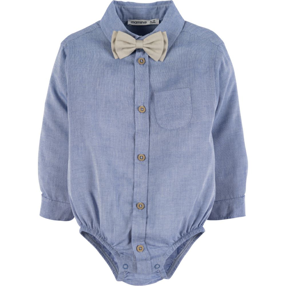 Кошула - боди со лептир машна 6/36