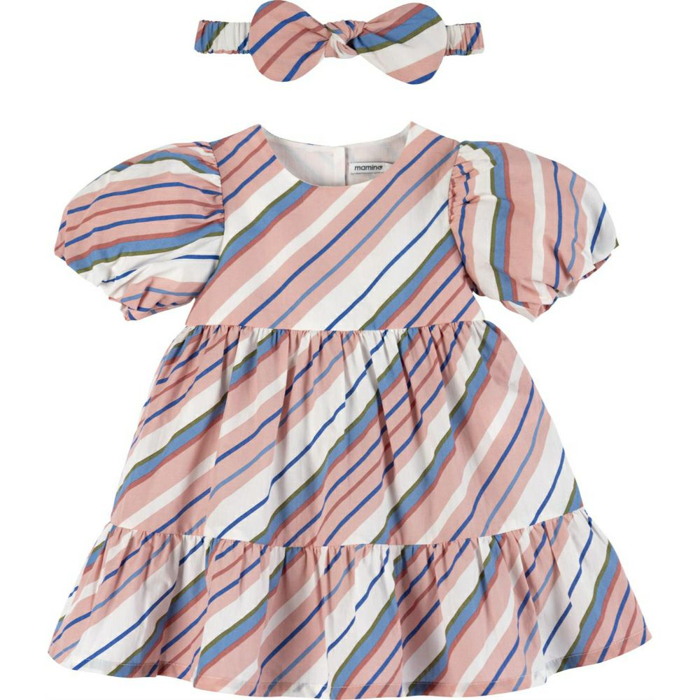 Фустан со стегач машна