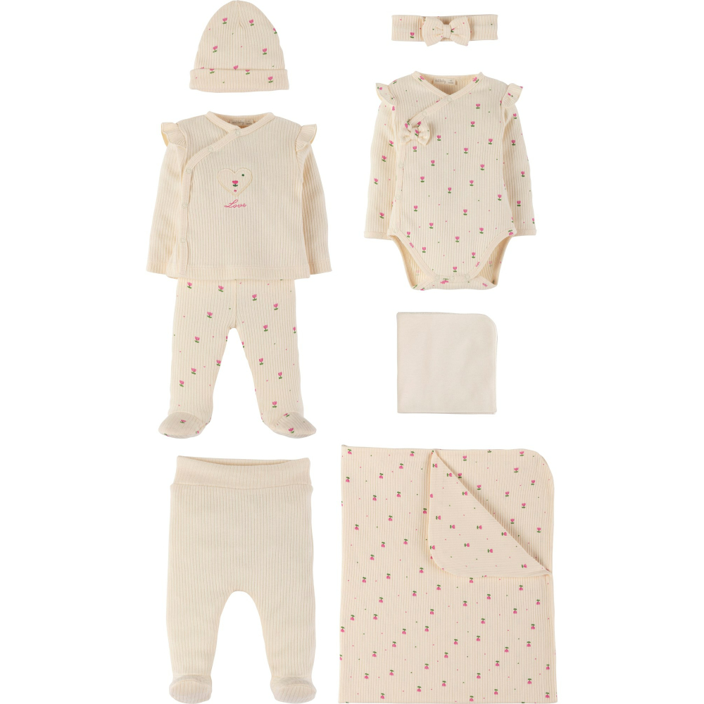 Organic Сет за новороденче од 8 парчиња Idil baby Mamino
