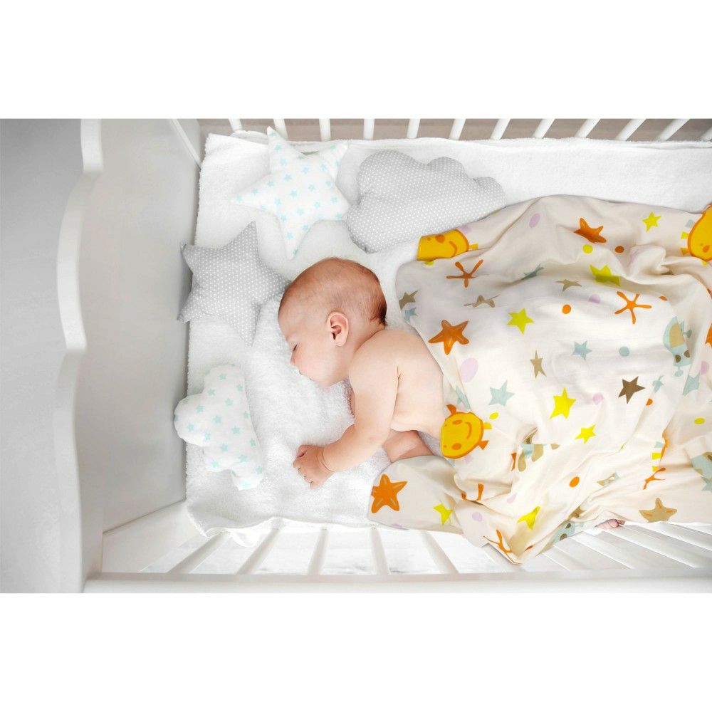 Organic Muslin Кебе 120 x100 см - Space Pattern