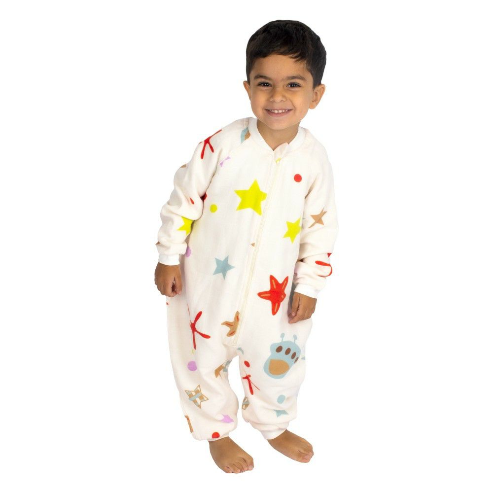 Organic Muslin Вреќа за спиење Space Pattern