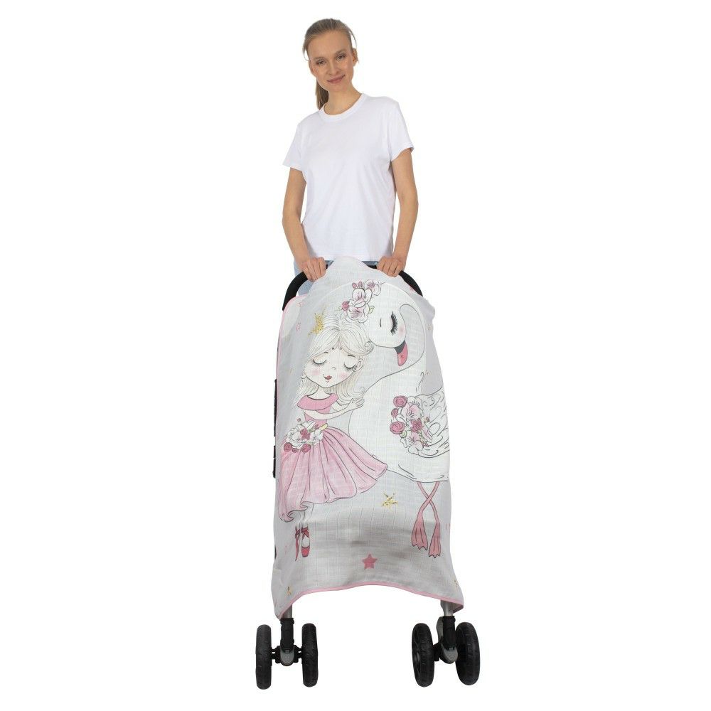 Муслин Прекривка за количка