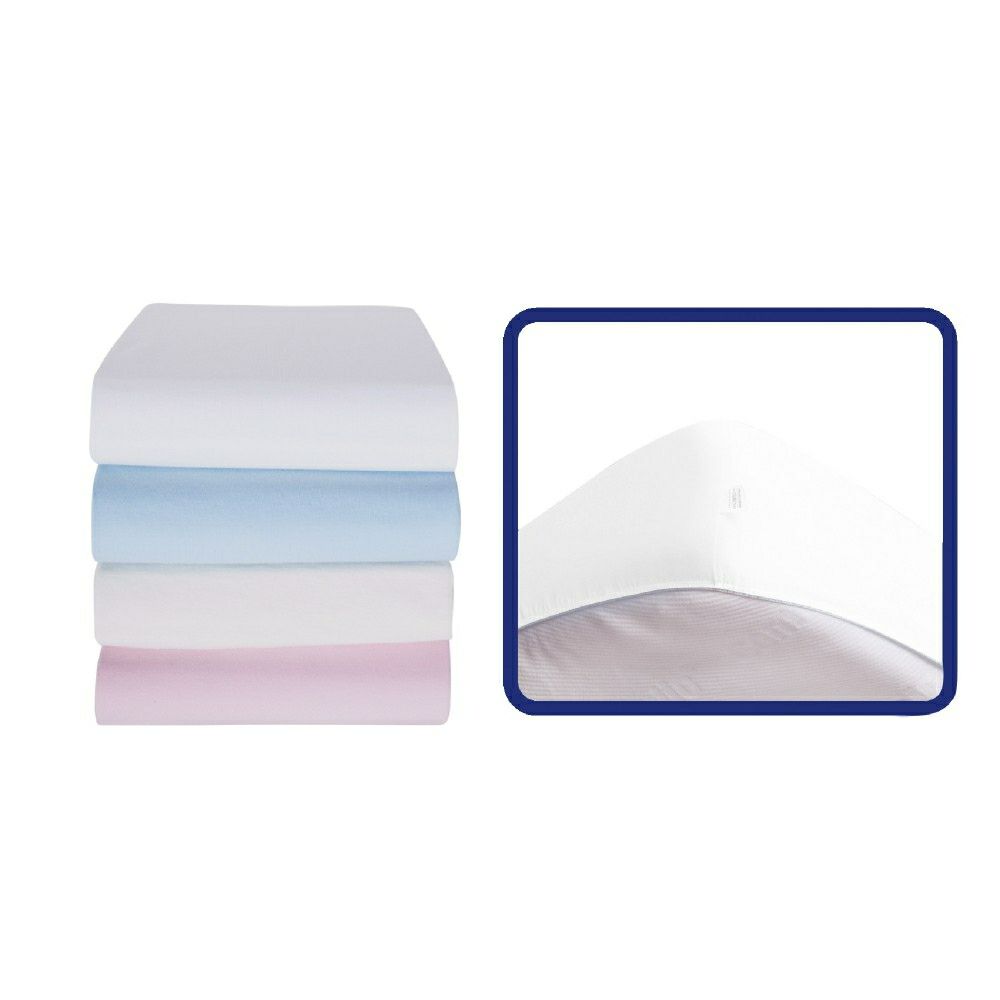 Чаршав со ластик за детски душек 70 x 140 sm Бела боја