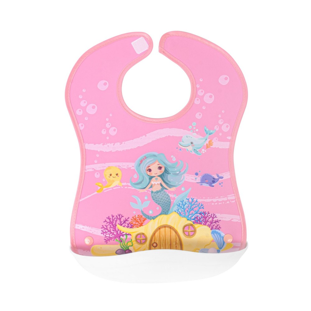 Лигавче со пластичен џеб Mermaid