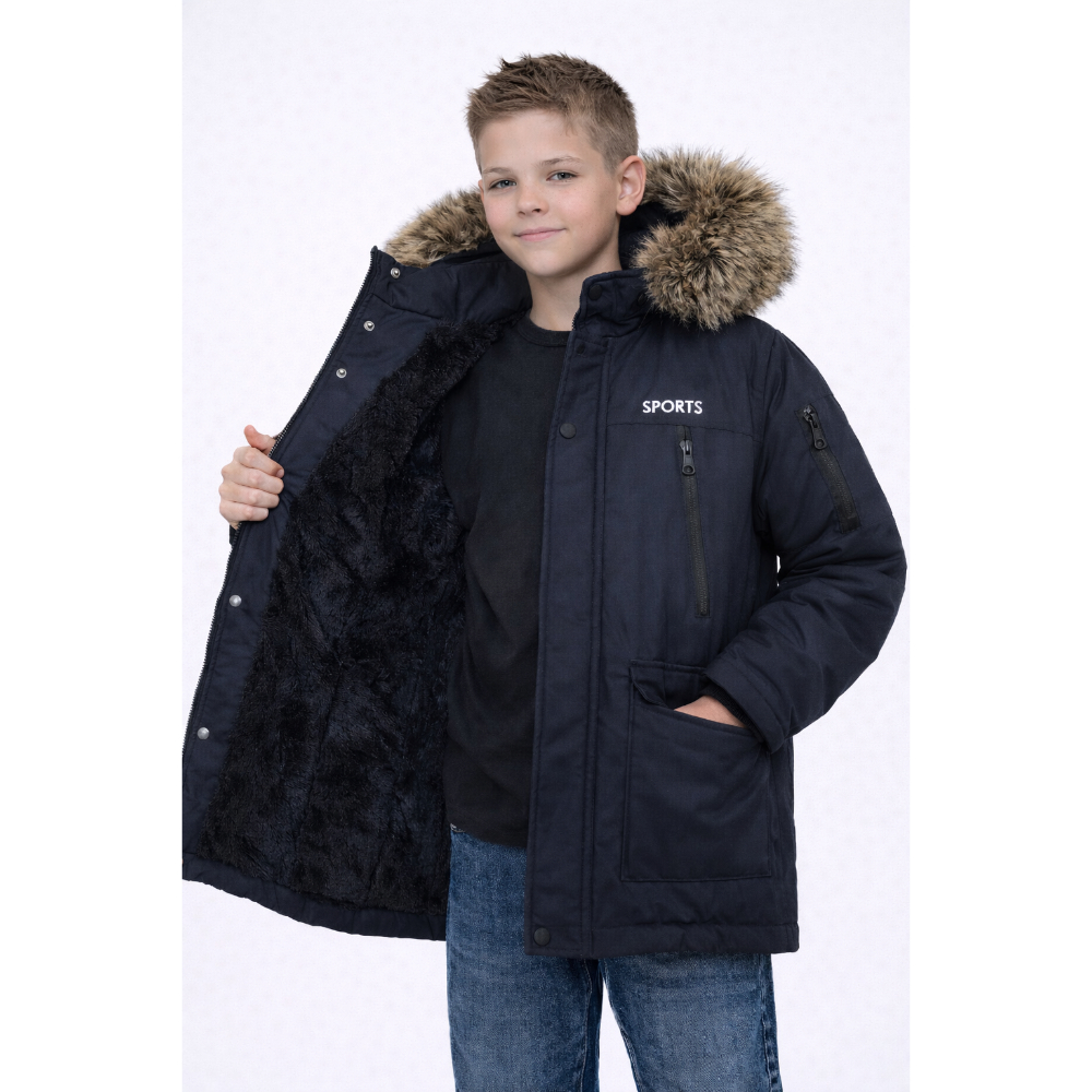 Јакна монт со крзно